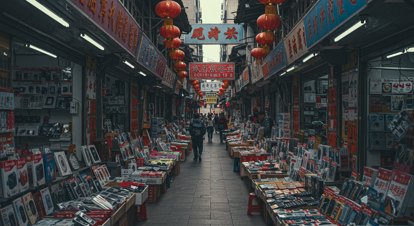 Современный склад с упакованными коробками для экспорта и загрузкой на паллеты