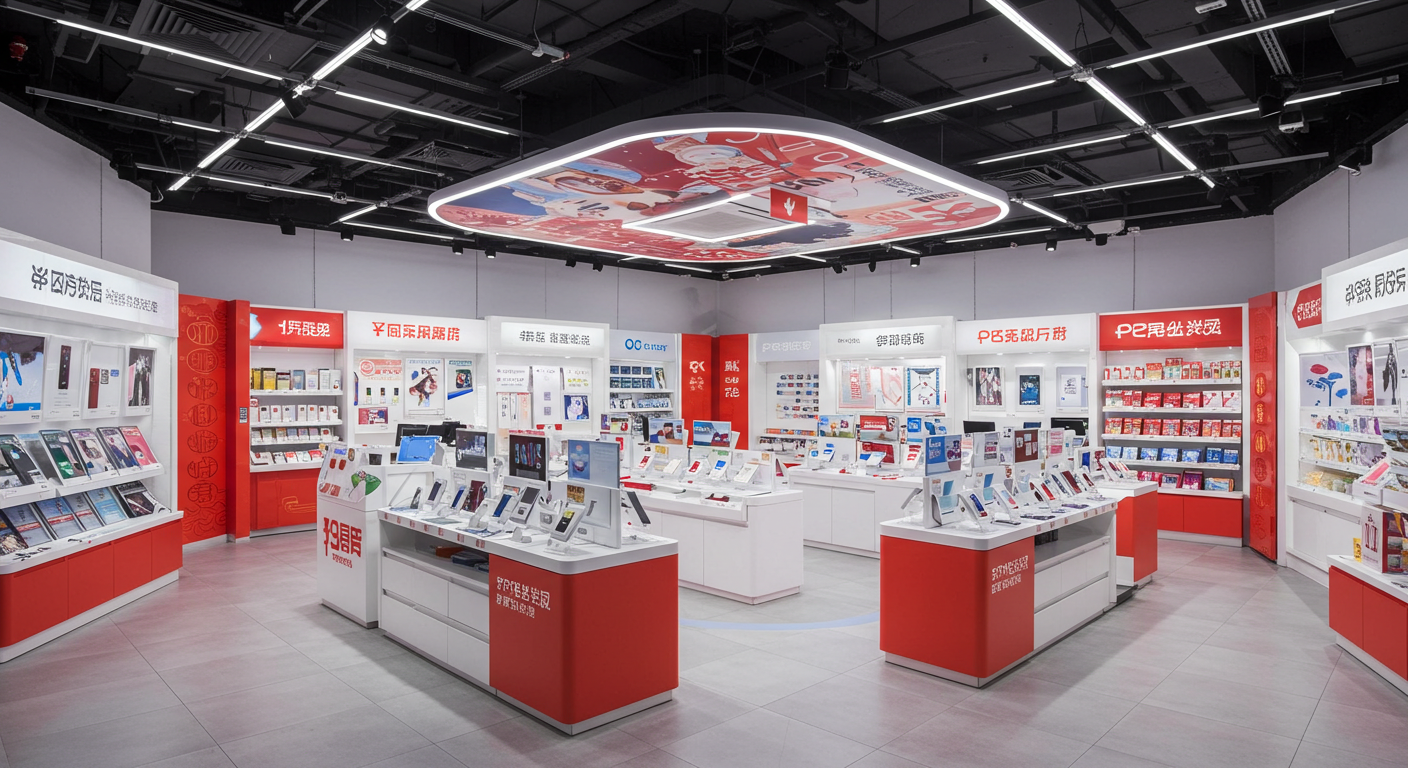 Современный склад с упаковками Алиэкспресс и Таобао в Китае