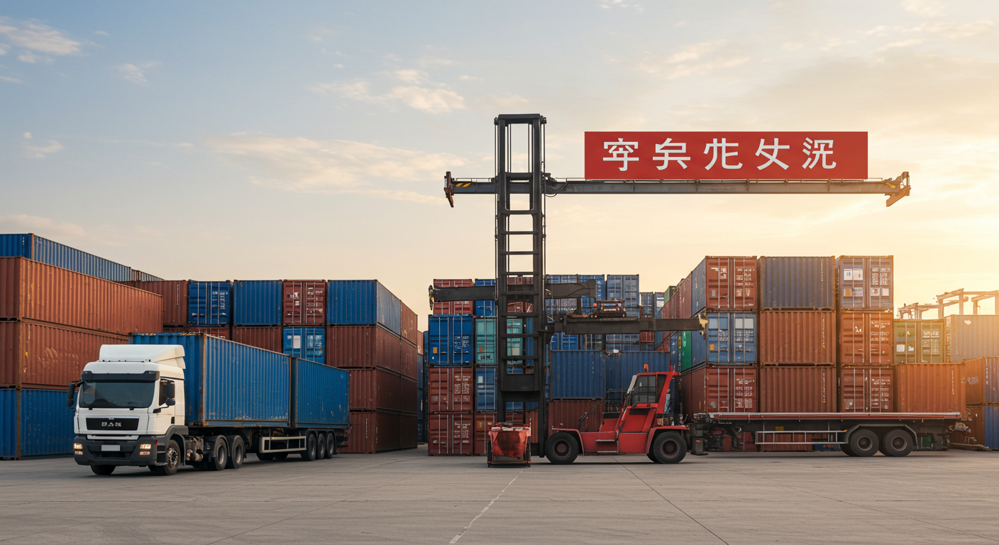 Современный склад в Китае с работниками, проверяющими упаковки товаров из интернет-магазинов