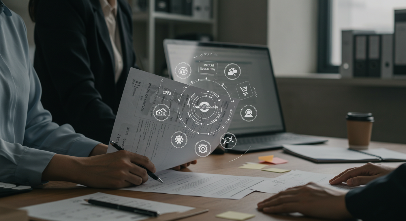 Современный центр таможенного контроля с цифровыми экранами и данными о рисках