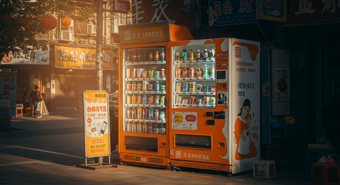 Современный вендинговый бизнес в торговом центре с бесконтактной оплатой