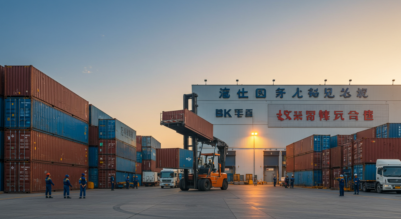 Современный внутренний вид фабрики в Чжэцзяне с автоматизированными линиями