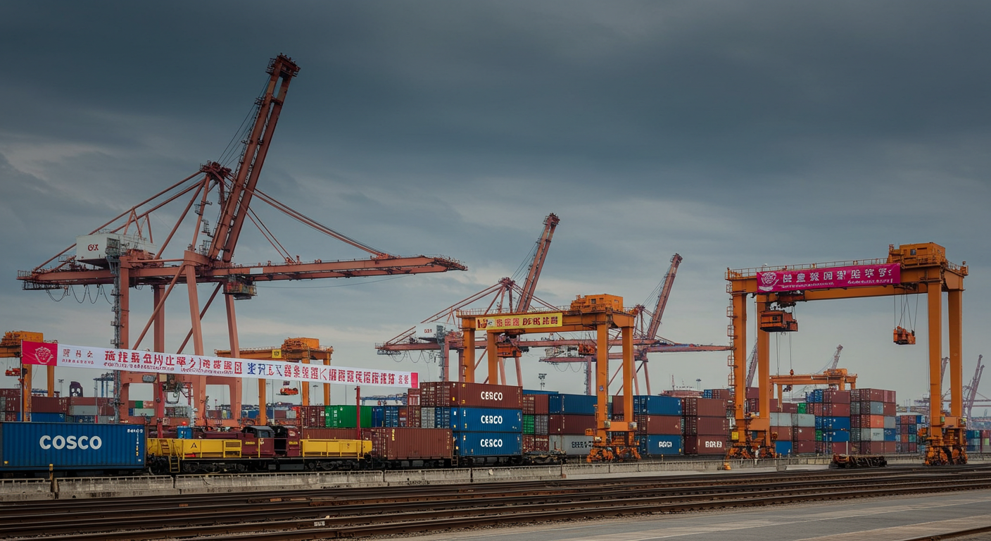 Внутренний вид центра исполнения заказов с автоматизированными упаковочными линиями