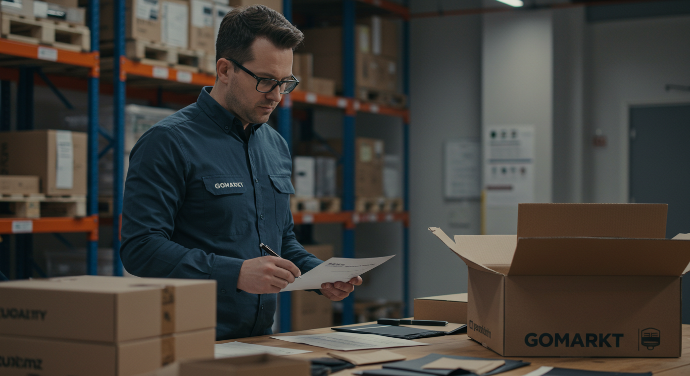 Внутренний вид поставщика текстиля на ТЯК с хлопковыми футболками разных цветов и ценниками.