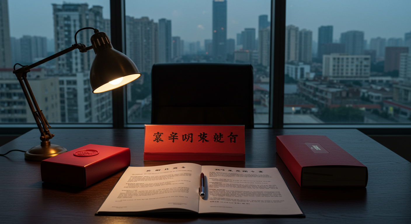 Юридический консультант показывает двуязычный контракт иностранному клиенту в офисе