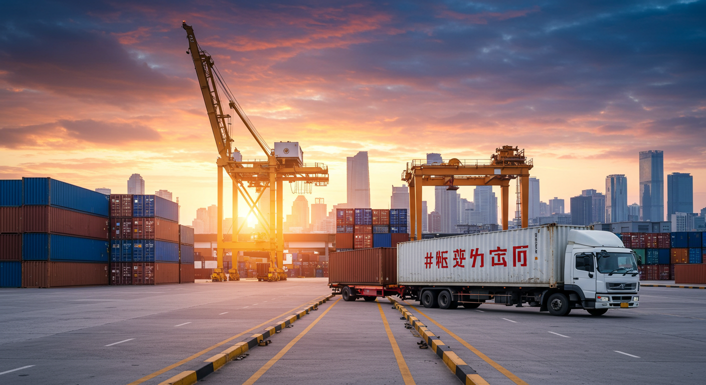 Занятый фабричный цех в Китае с автоматизированным оборудованием и товарами для экспорта