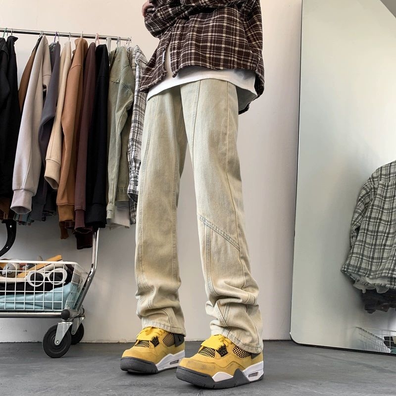 Мужские джинсы в стиле ретро vibe оптом из Китая