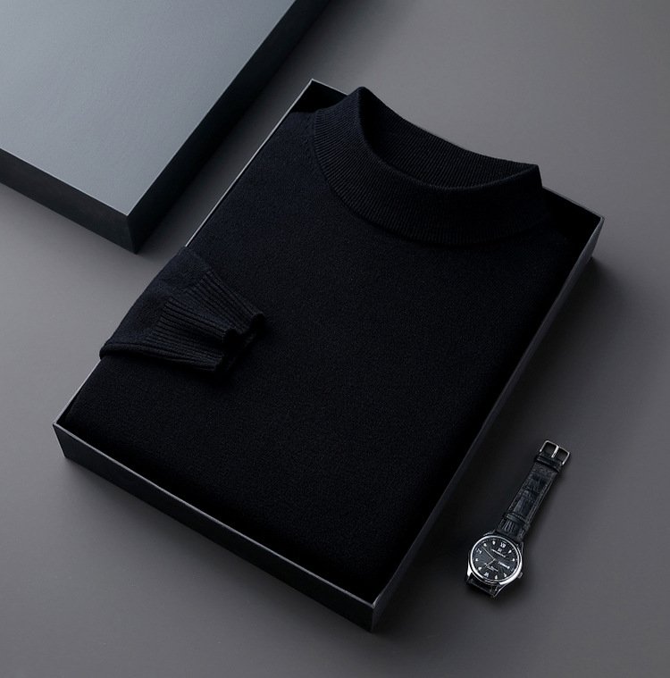 Мужской свитер с высоким воротником оптом