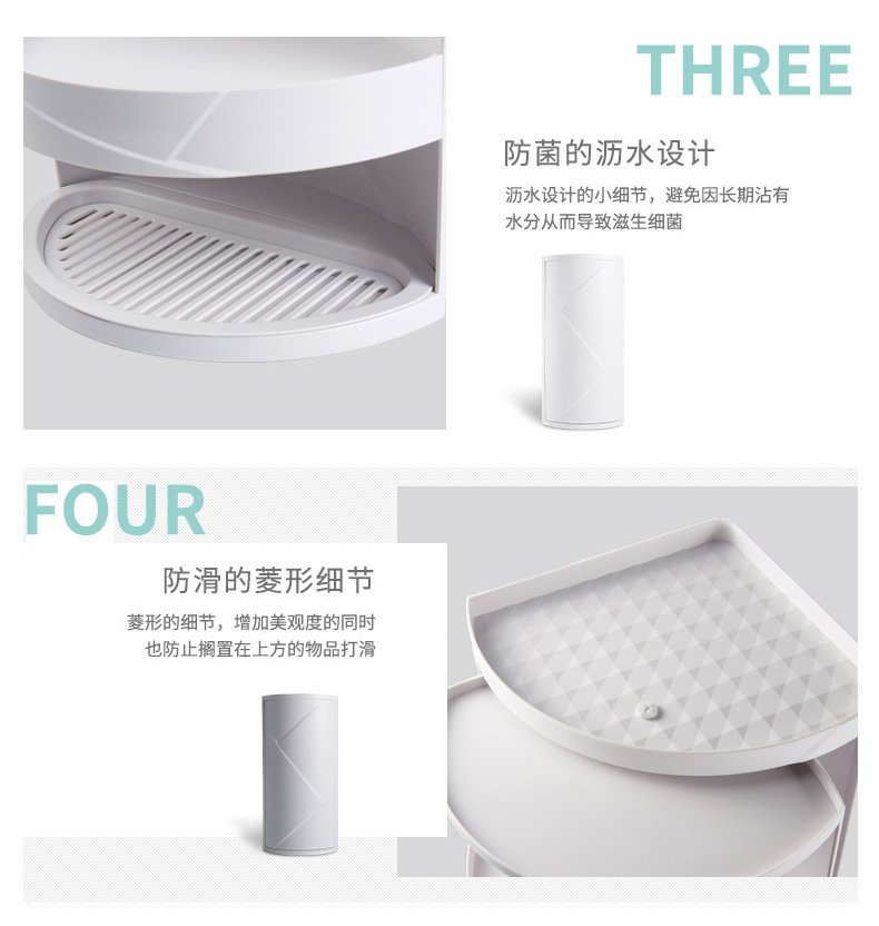 Угловая полка для ванной комнаты и кухни оптом