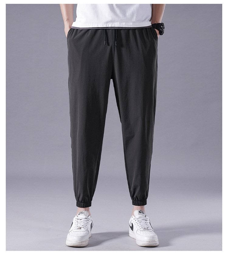 Мужские летние брюки из легкого льняного материала оптом из Китая