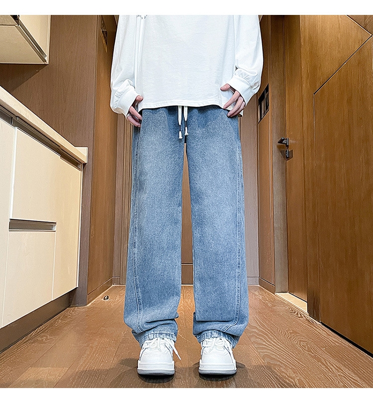 Джинсы мужские в стиле Хонконг весна оптом из Китая