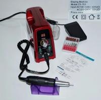 Электрическая полировальная машинка для ногтей - GO-AM-31/red/ К8 / В20.5 анонс фото