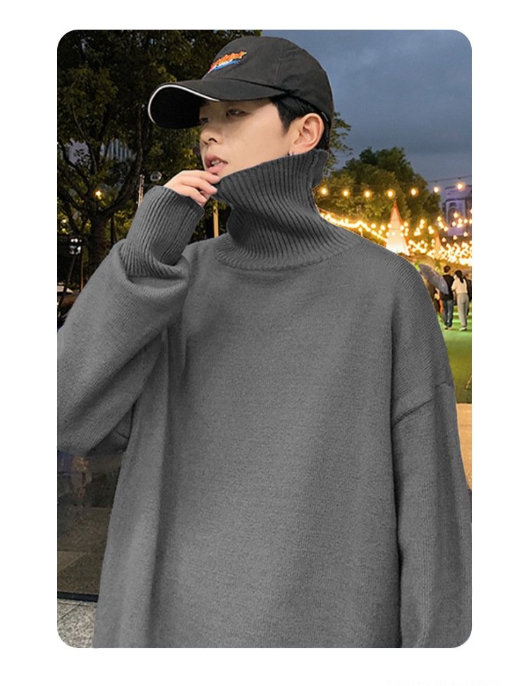 Мужской свитер с высоким воротником оптом