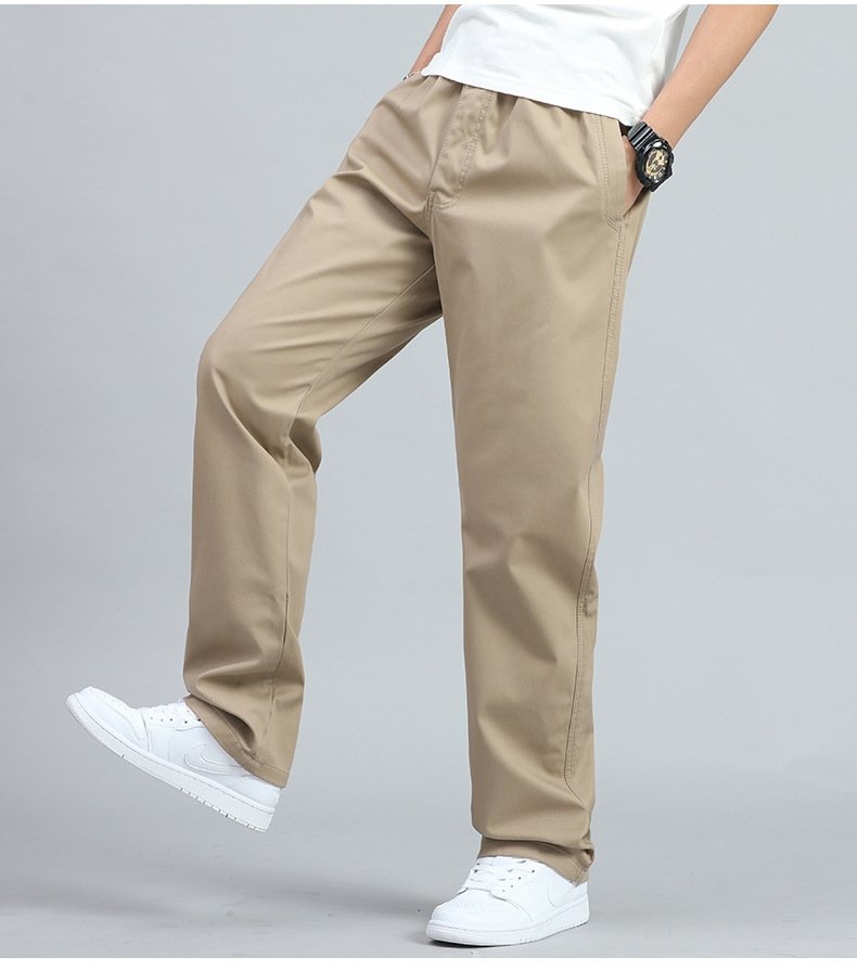 Мужские летние широкие хлопковые брюки оптом из Китая