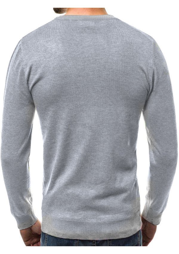 Мужской свитер с круглым вырезом оптом