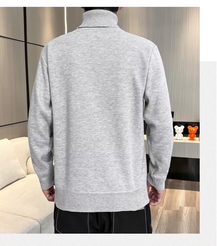 Мужской свитер с высоким воротником оптом