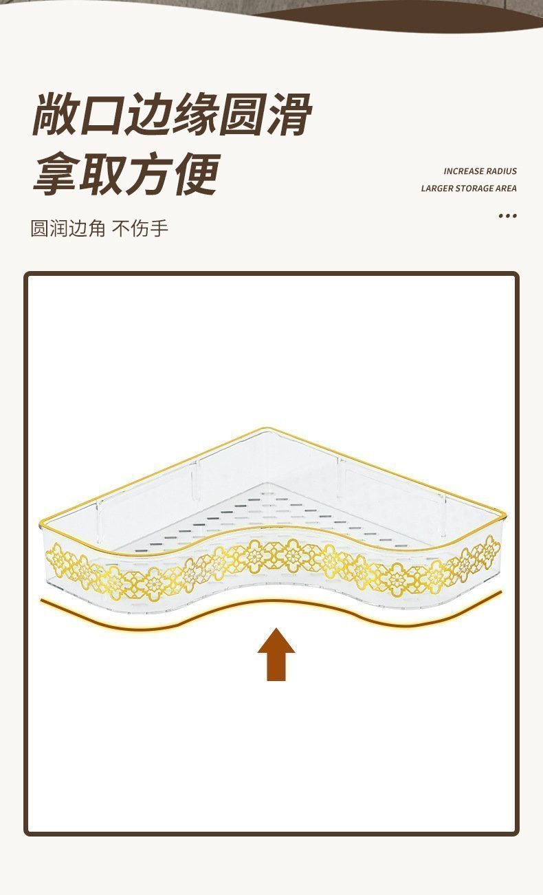 Полка для ванной комнаты и кухни с золотым тиснением оптом