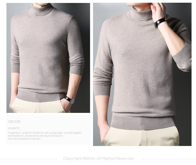 Мужской свитер из 100% шерсти оптом