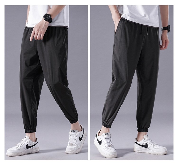Мужские летние брюки из легкого льняного материала оптом из Китая