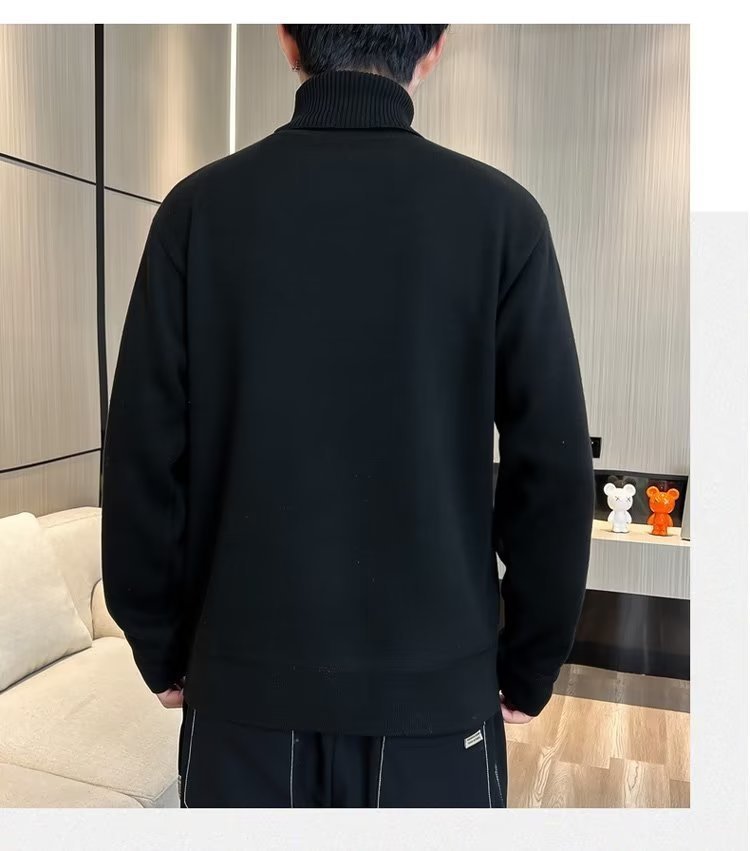 Мужской свитер с высоким воротником оптом