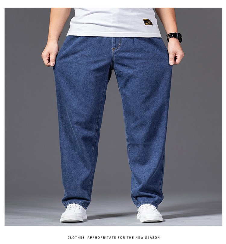 Мужские джинсы прямого кроя с широкими штанинами и широкими брючинами оптом из Китая