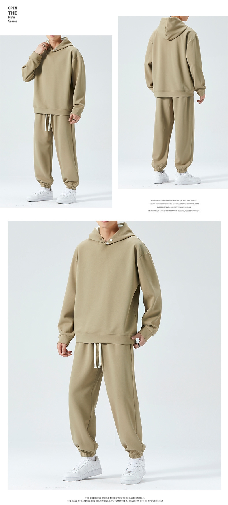Мужской спортивный костюм с капюшоном 2023 новинка оптом из Китая