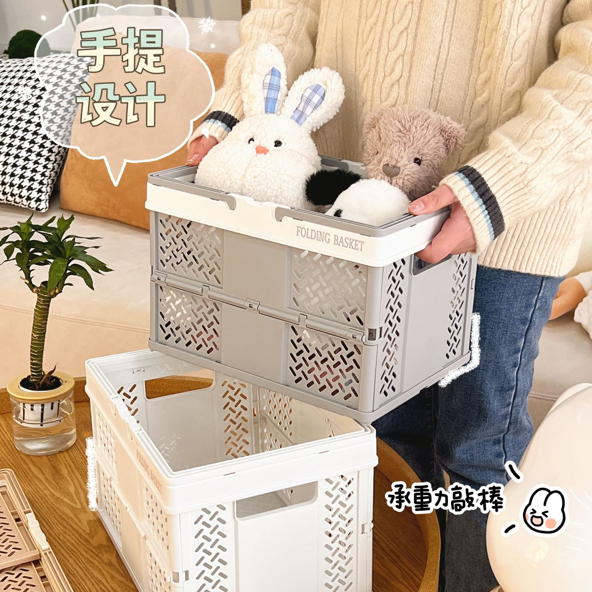 Складная корзина для пикника и хранения оптом