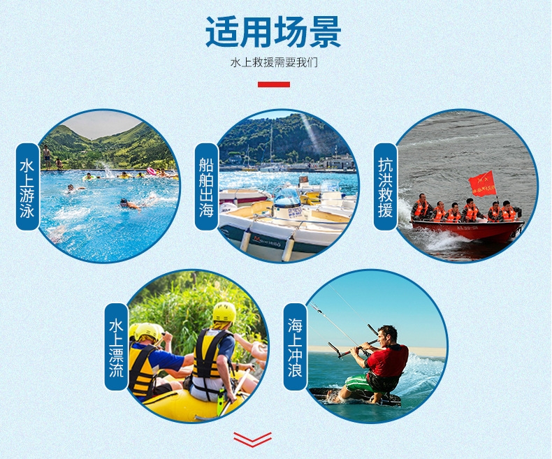 Детский спасательный жилет оранжево-синего цвета оптом