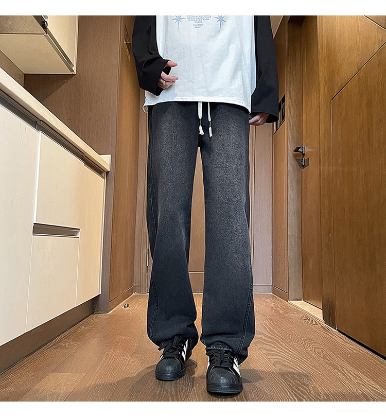 Джинсы мужские в стиле Хонконг весна оптом из Китая