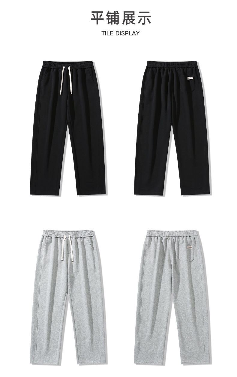 Мужские длинные брюки с прямыми штанинами оптом из Китая