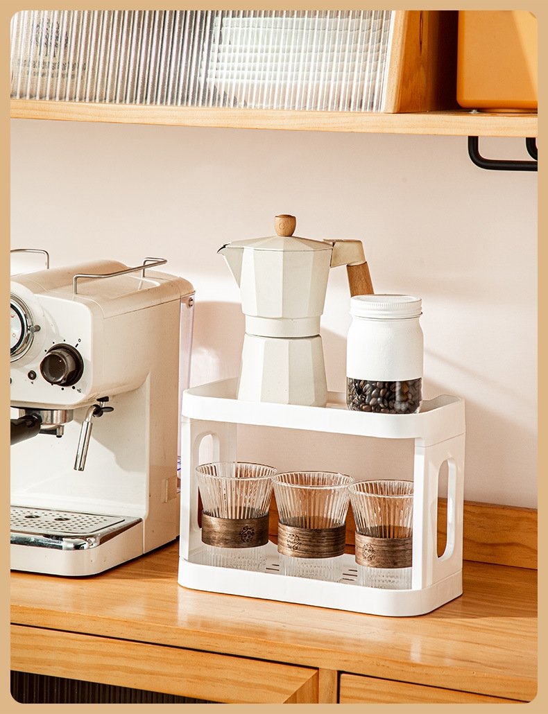 Двухуровневая полка для ванной комнаты и туалетного столика оптом