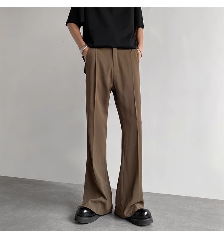 Мужские брюки с разрезом на костюме оптом из Китая