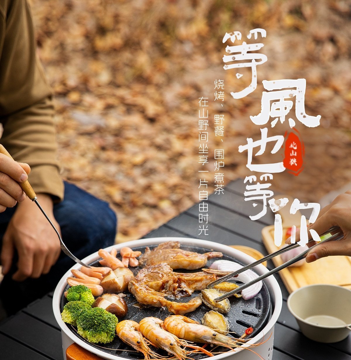 Набор для барбекю и чаепития вне помещения оптом