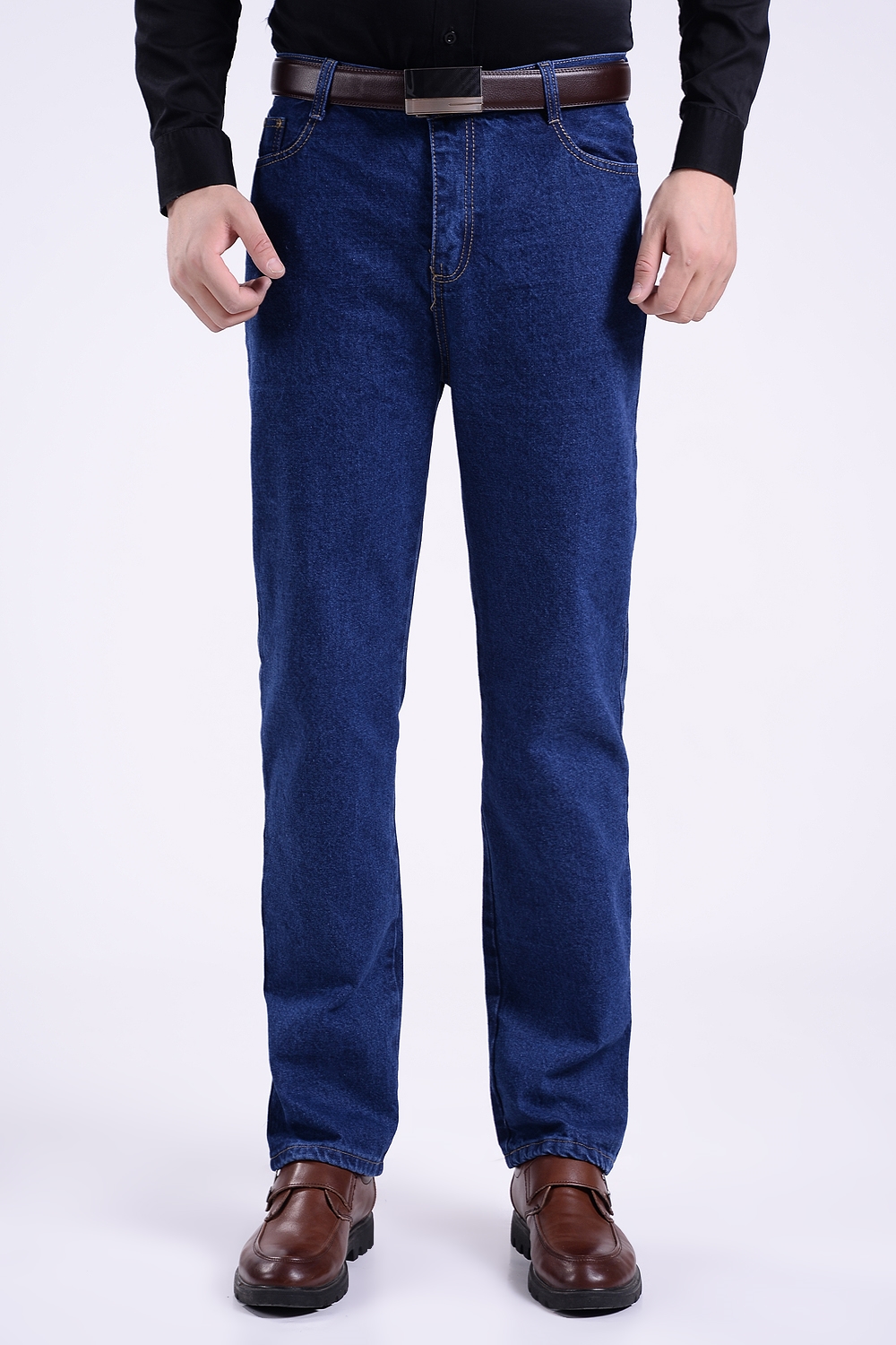 Мужские джинсы высокой посадки весна-осень оптом из Китая