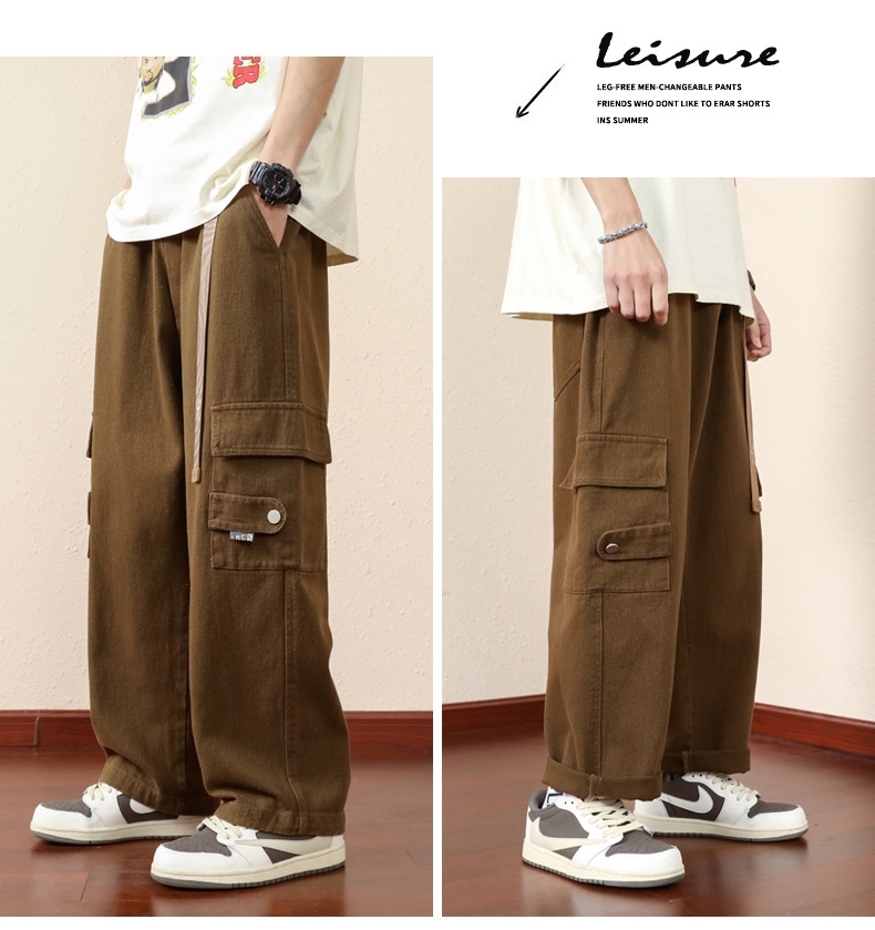 Джинсы мужские в стиле рабочей одежды оптом из Китая