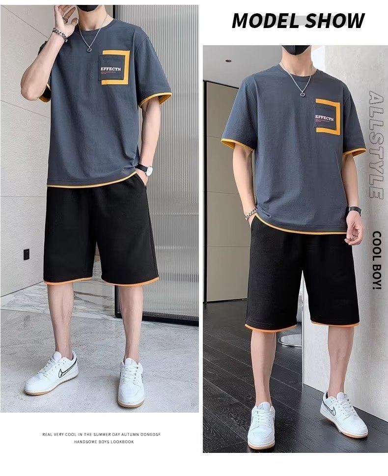 Летний спортивный костюм для мужчин оптом из Китая