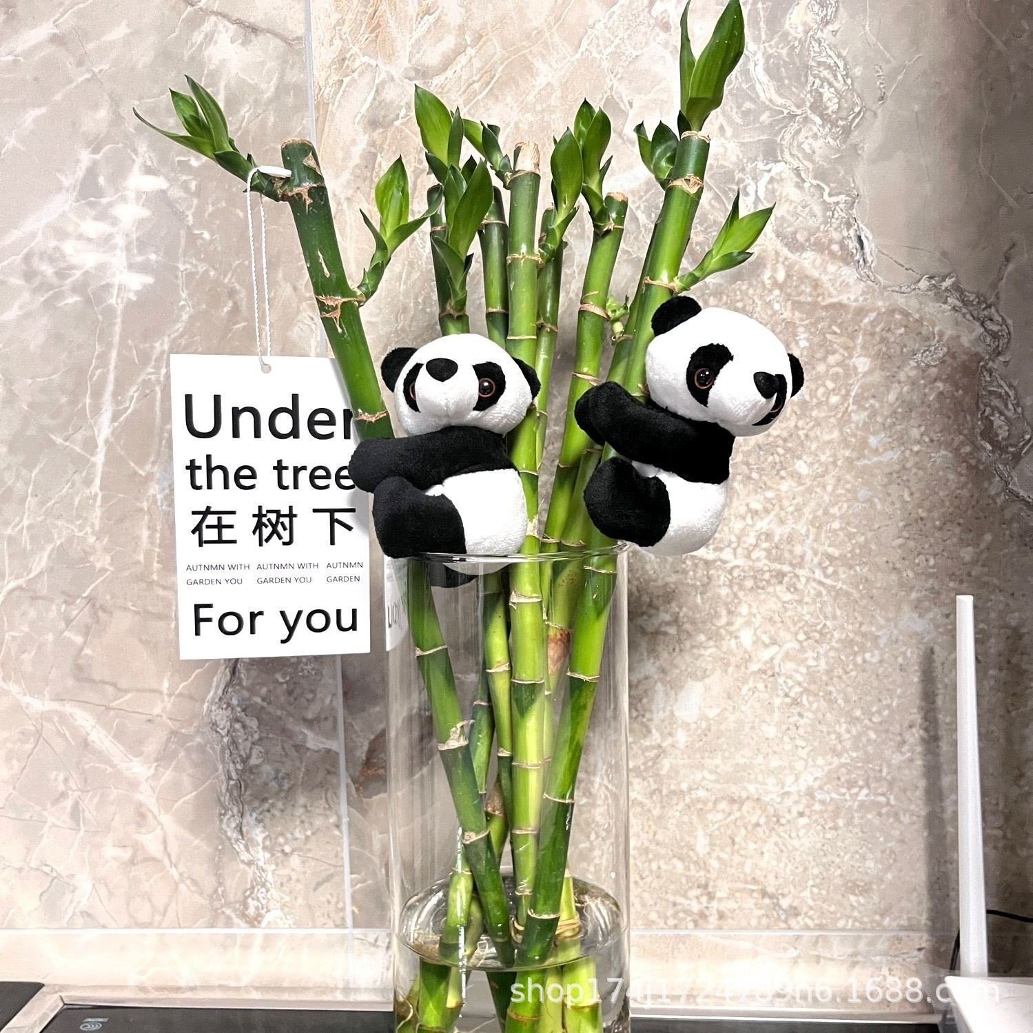 Мягкая игрушка-зажим для стола с маленьким пандой оптом