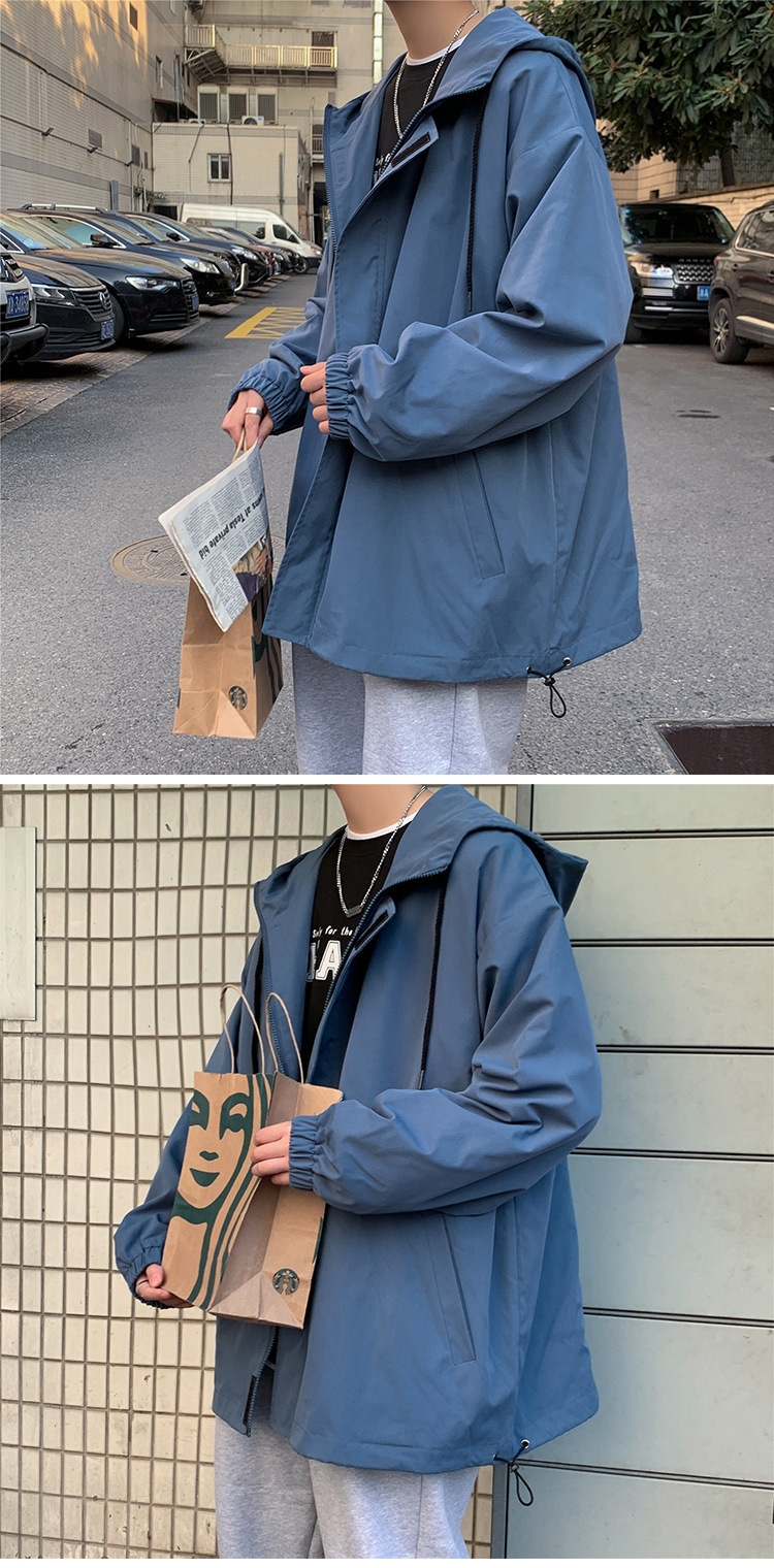 Мужская винтажная куртка с капюшоном оптом из Китая