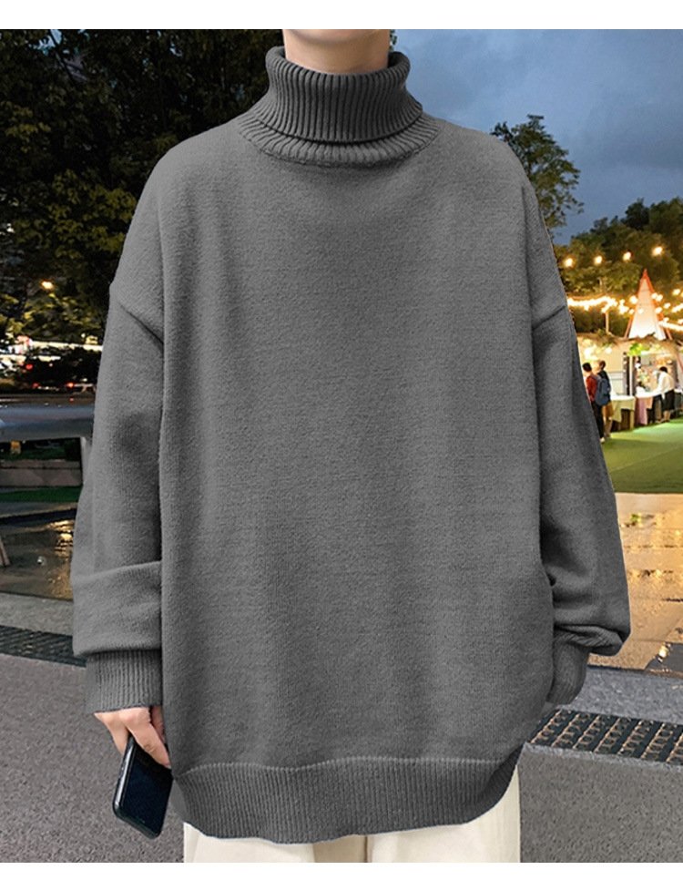 Мужской свитер с высоким воротником оптом