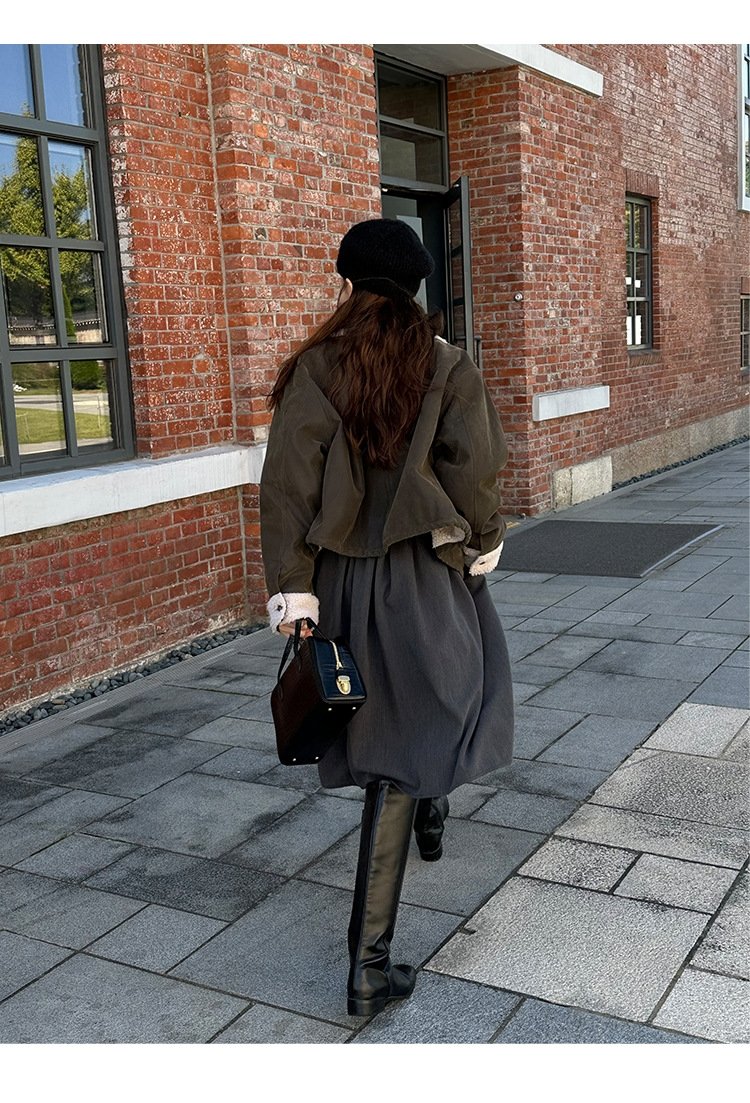 Женская зимняя юбка из вельвета оптом из Китая