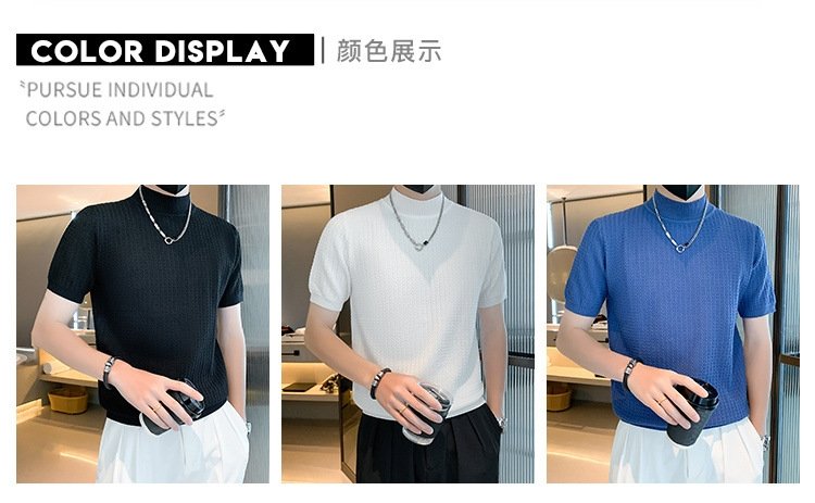 Мужской свитер с коротким рукавом оптом