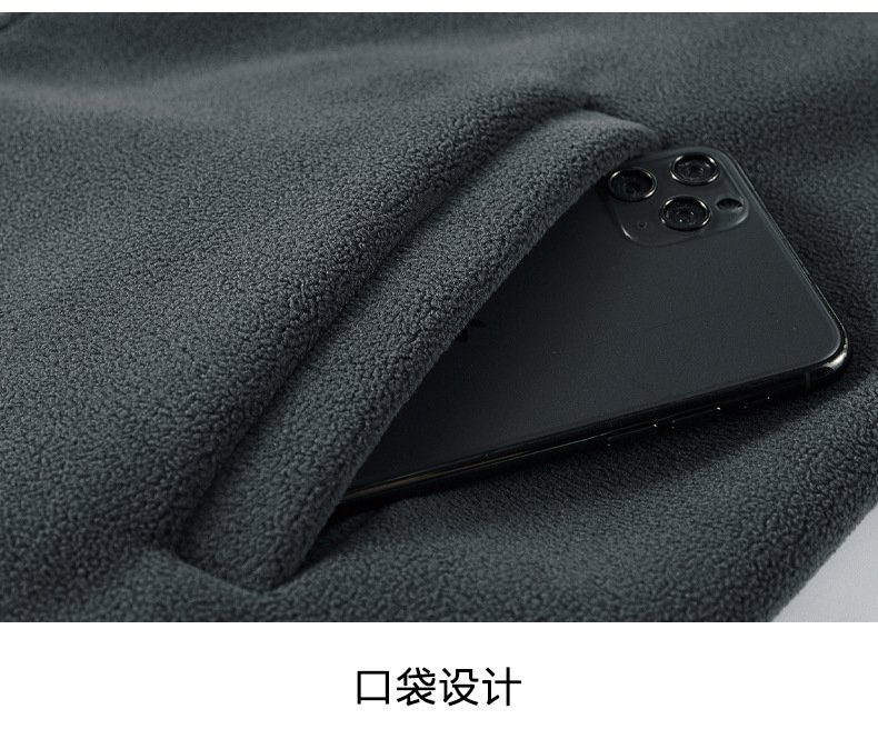 Мужская куртка с начесом и застежкой на молнии оптом из Китая