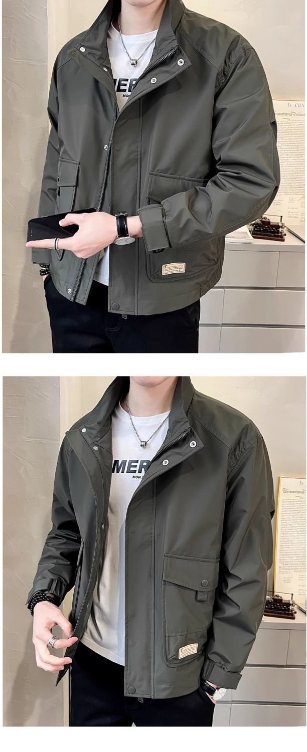 Мужская куртка 2024 новая весна и осень оптом из Китая