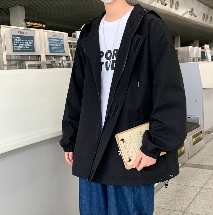 Мужская винтажная куртка с капюшоном оптом из Китая