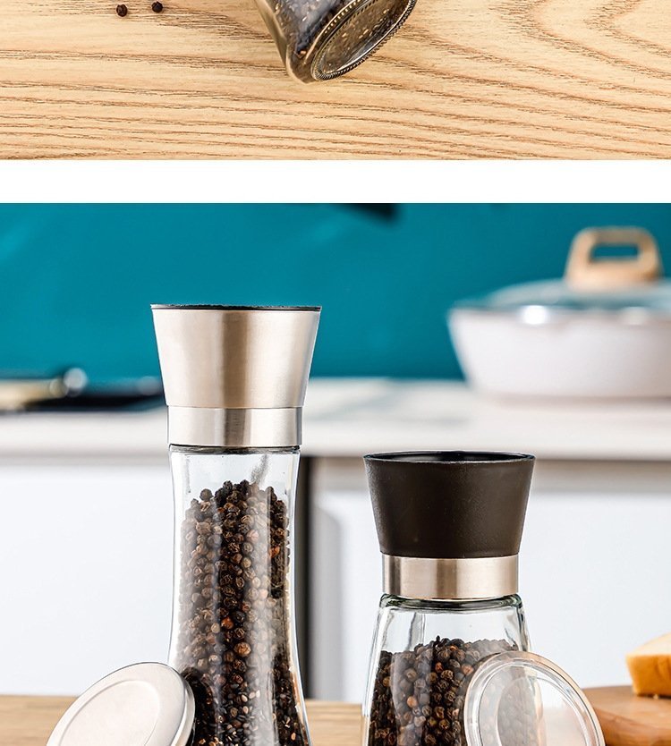 Стеклянный мельничек для перца из нержавеющей стали оптом