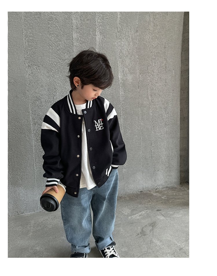 Детская куртка в стиле бейсбола 2024 оптом из Китая