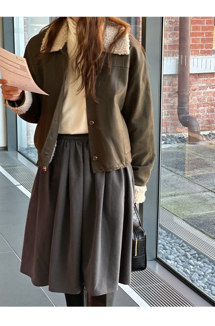 Женская зимняя юбка из вельвета оптом из Китая