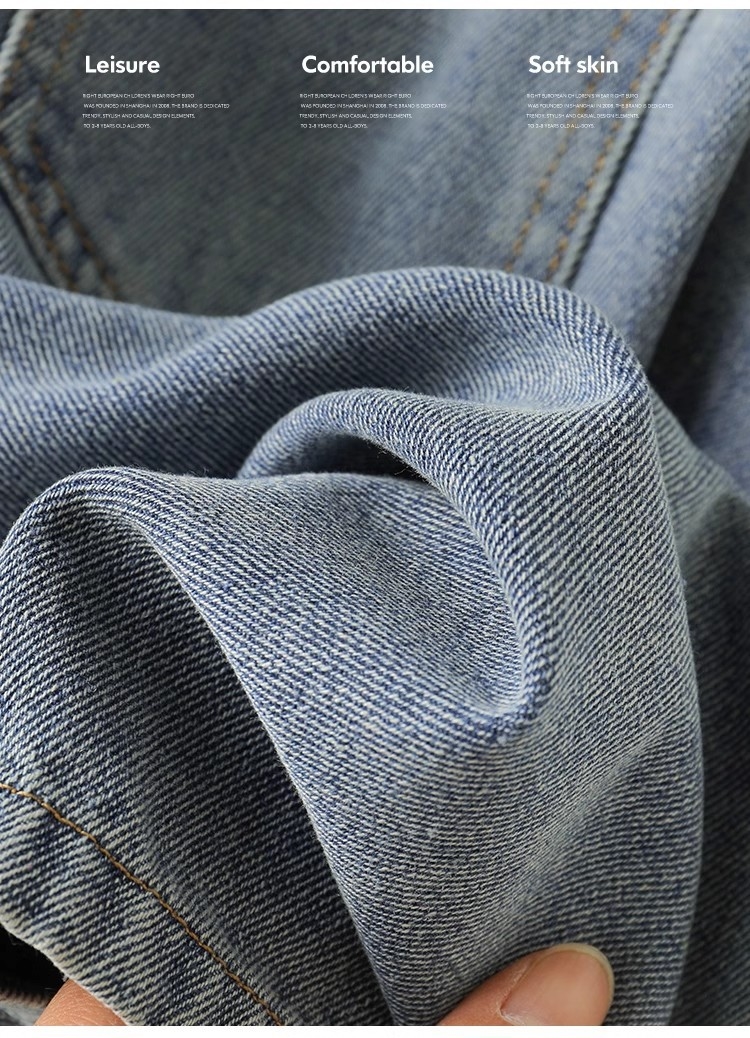 Джинсы для мальчиков с прорезями весенней моды оптом из Китая