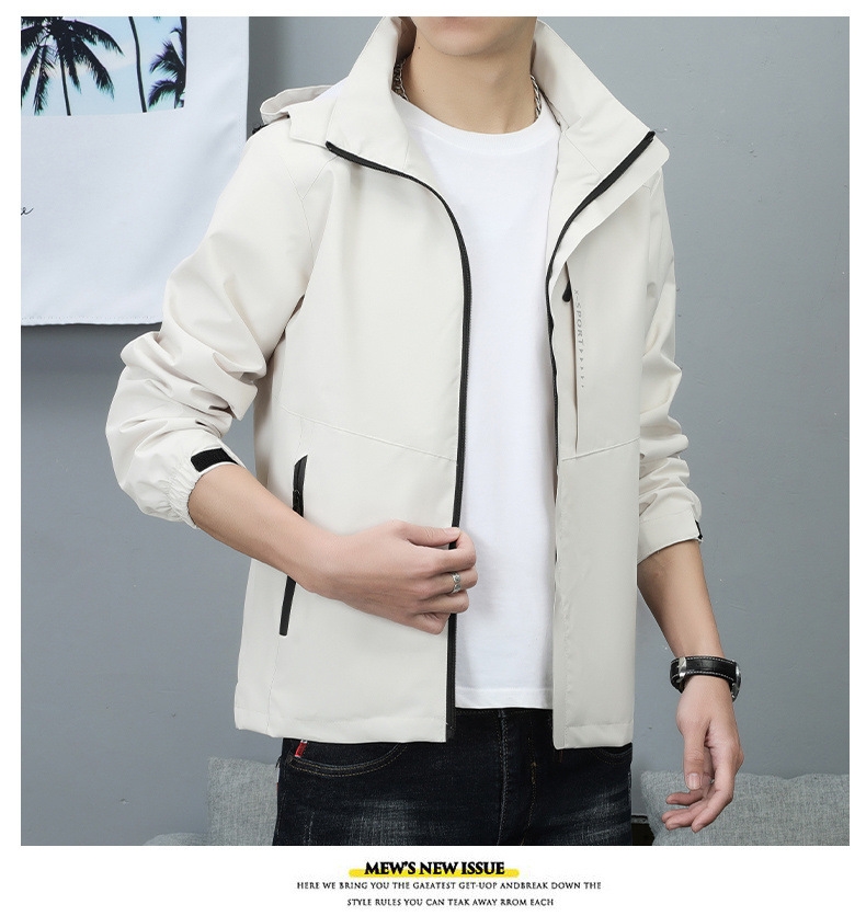 Мужская куртка с защитой от ветра и воды оптом из Китая