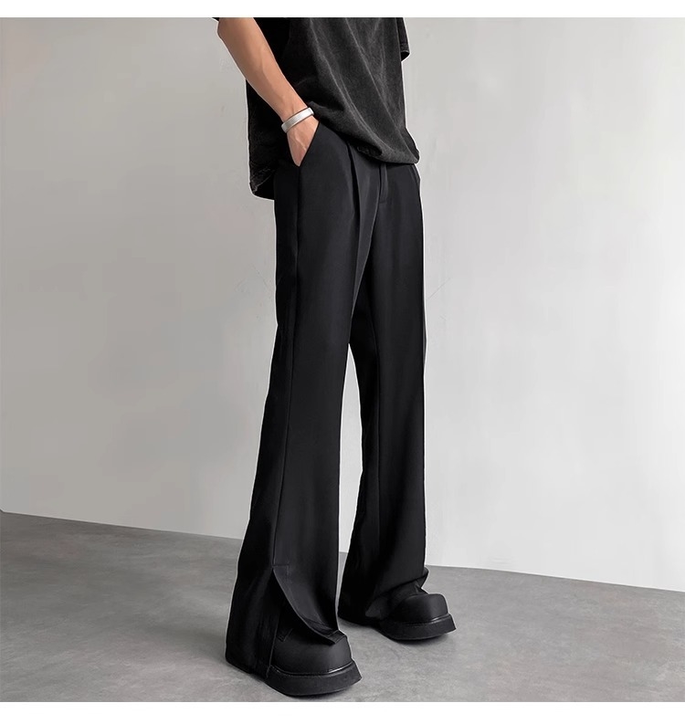 Мужские брюки с разрезом на костюме оптом из Китая